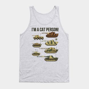 Im a cat person (7 German cats) Tank Top